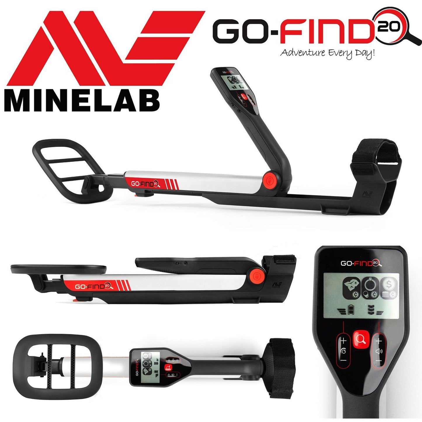 Metal detector go-find 20 per ricerca oro metalli monete Minelab go find 20 Minelab