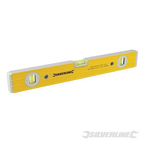 Livelle a bolla con alcol in alluminio verniciato da 45/90/180° Silverline Silverline