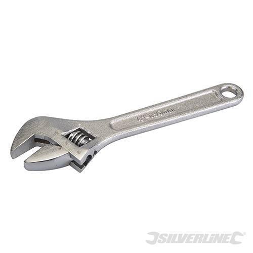 Chiavi regolabili a rullino in acciaio ingegneria meccanica Offerta Silverline Silverline