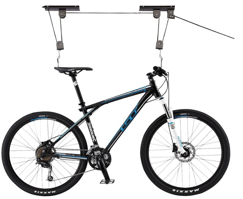 Supporto sollevatore di biciclette con meccanismo di blocco Silverline 20kg Silverline
