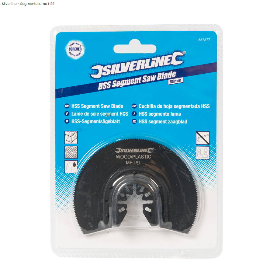 Segmento Lama HSS universale 88mm Silverline Silverline