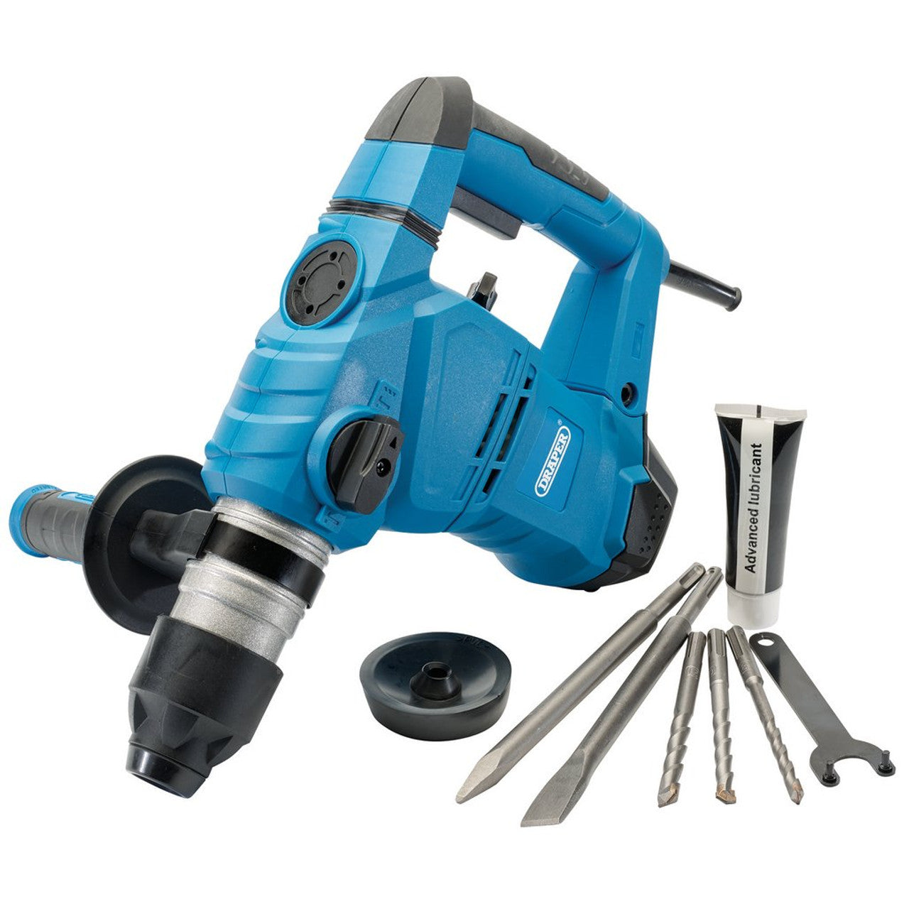 Trapano a percussione rotante SDS+ da 230V 1500 W Draper Tools Draper tools