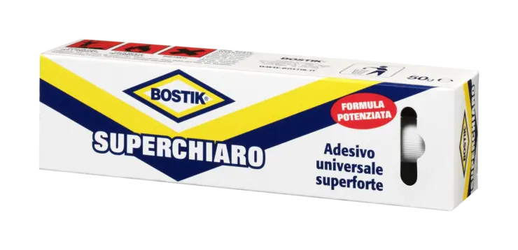 Adesivo universale superforte 125g bostick superchiaro Bostik