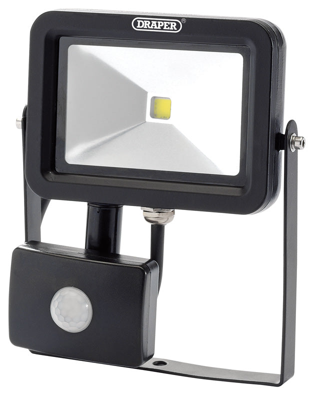 Faretto da parete sottile a LED COB con sensore PIR, 10 W, 700 lumen Draper Tools Draper tools