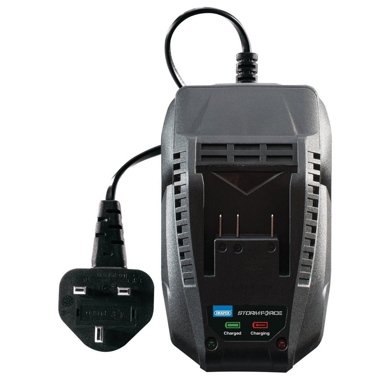 Caricabatterie Draper Storm Force® 20V per la gamma di batterie Power Interchange Draper Tools Eternal Brico