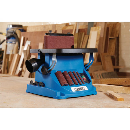 Levigatrice a nastro e mandrino oscillante da 230V, 450W Draper Tools Eternal Brico