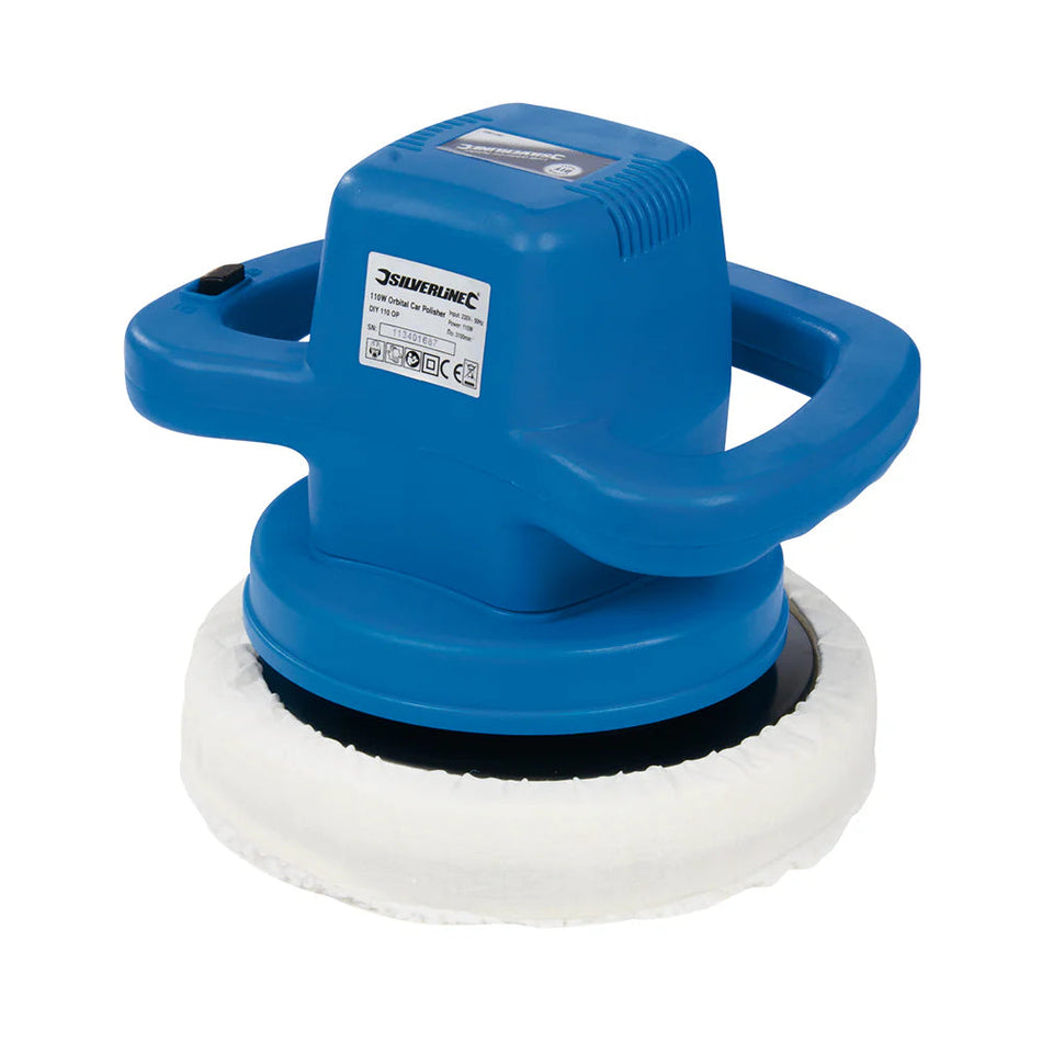Lucidatrice orbitale per veicoli 110W 240mm Silverline Silverline