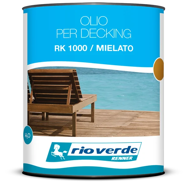 Olio per decking HI-DECK HYDRO OIL RIO 750ml VERDE RENNER Rio Verde Renner