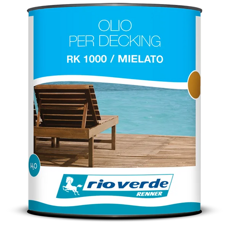 Olio per decking HI-DECK HYDRO OIL RIO 750ml VERDE RENNER Rio Verde Renner