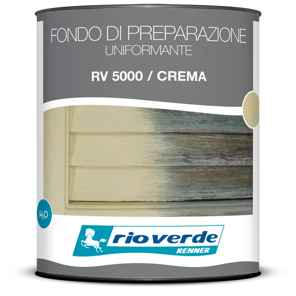 Fondo rinnova legno all'acqua 750ml RV 5000 crema RIO VERDE RENNER Rio Verde Renner