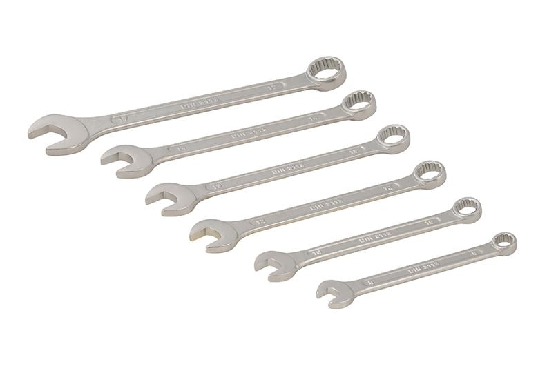 Set chiavi Silverline combinate 6 pezzi da 8 a 17 mm in acciaio Prezzo Silverline
