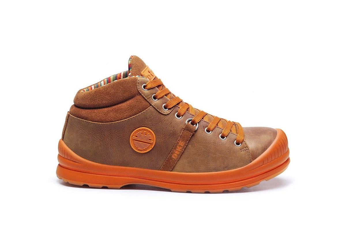 Scarpe antinfortunistiche alte in vera pelle DIKE Summit Superb H S3 Misure da 38 a 47 Colore Bruciato Eternal Brico