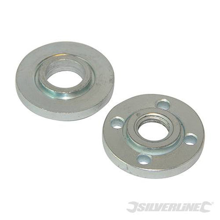 Set di flange M14 per smerigliatrici angolari Silverline con fori spaziatura da 30 mm silverline