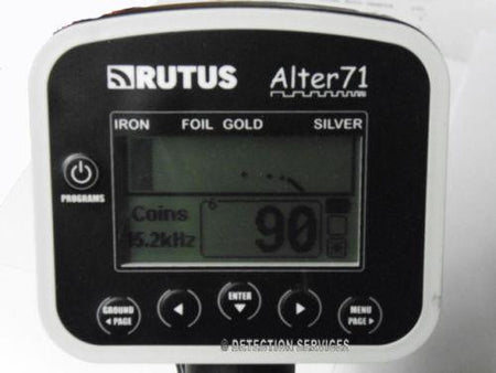 Rutus Alter 71 Metal Detector Professionale cercametalli oro e preziosi Rutus