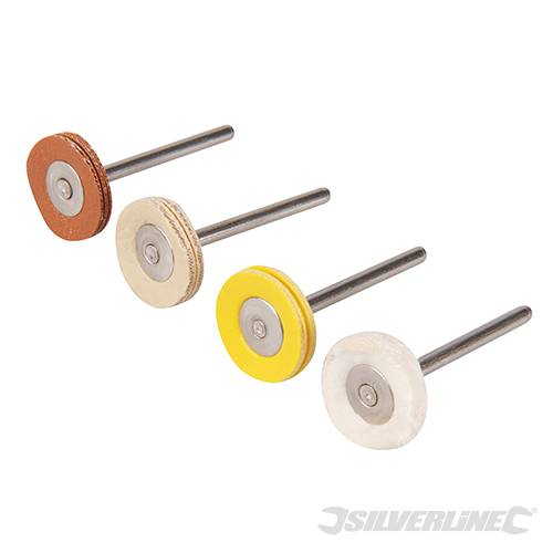 Set 4pz di mole per Lucidatura da 20mm Silverline Silverline