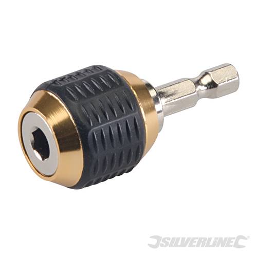 Mandrino punta cambio rapido per avvitatore attacco esagonale 1/4" Silverline Silverline