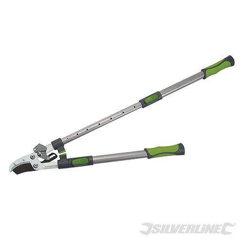 Troncarami battente telescopico a cricchetto in acciaio 640 mm Silverline Silverline