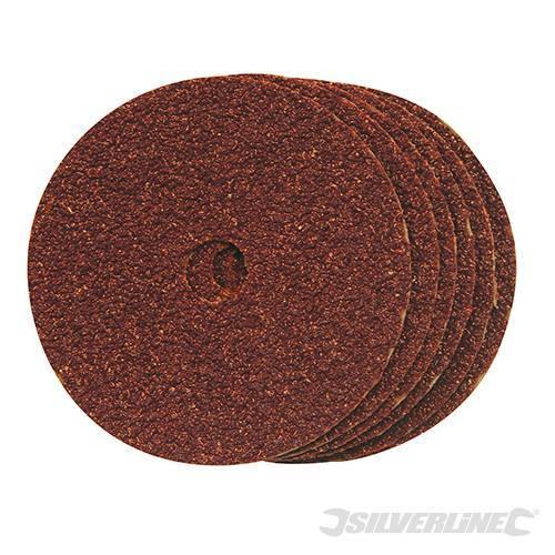 Dischi in fibra rivestiti in resina e in ossido di alluminio per smerigliatrici 100x16mm Silverline