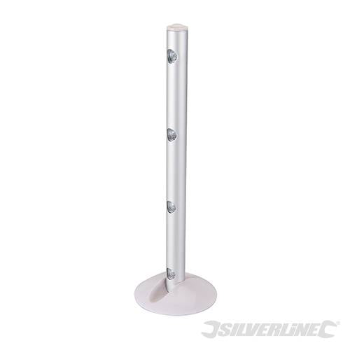 Torcia lampada a 4 LED Silverline 220 mm luminosa moderna prezzo Silverline