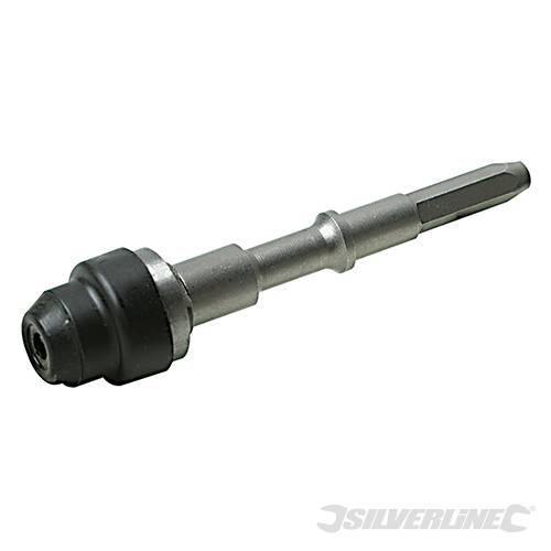 Adattatore 9/16" gambo esagonale SDS+ chiusura rapida in acciaio offerta silverline Silverline