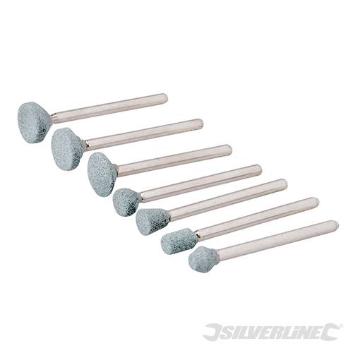 Set di pietre affilatrici per utensili multifunzione 7pezzi Silverline Silverline