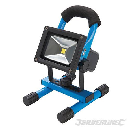 Faretto da lavoro a LED con presa USB luminosa con base 10 W Silverline Silverline