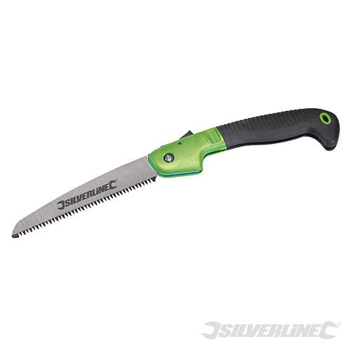 Sega pieghevole da potatura a tripla azione lama di 180 mm Silverline Silverline