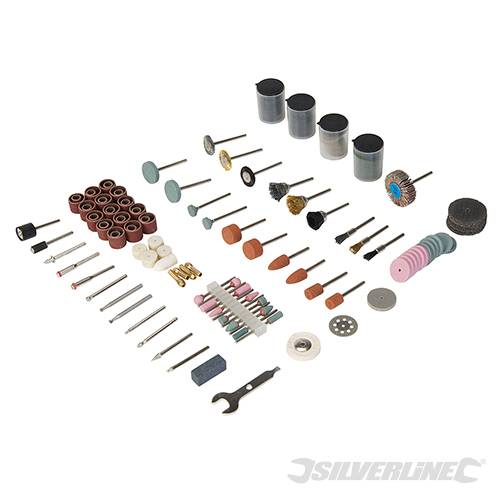 Kit completo di accessori per utensile multifunzione 216 pezzi Silverline Silverline