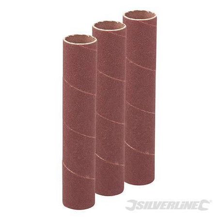 Set di maniche per levigature curve in ossido di alluminio con supporto di cotone offerta Silverline