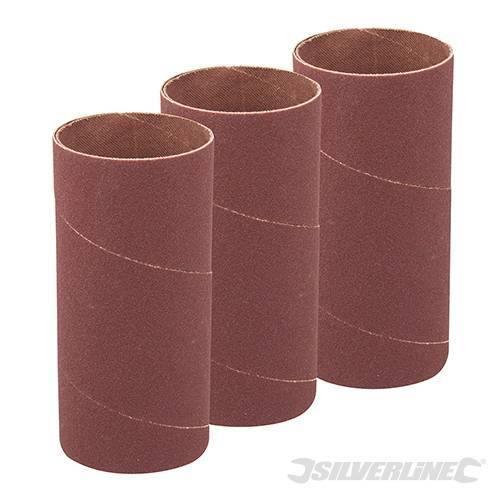 Set di maniche per levigature curve in ossido di alluminio con supporto di cotone offerta Silverline