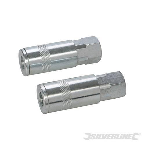 Accoppiatori rapidi per linea ad aria 2 p.zi Silverline compressori Silverline