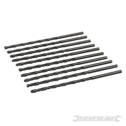 Sei di punte trapano Jobber HSS-R acciaio forgiato alta resistenza Silverline Silverline