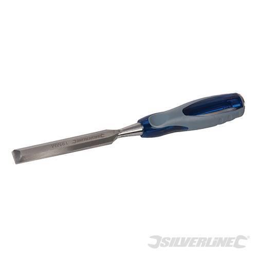 Scalpelli per legno in acciaio con manico rivestito antiscivolo Silverline Silverline