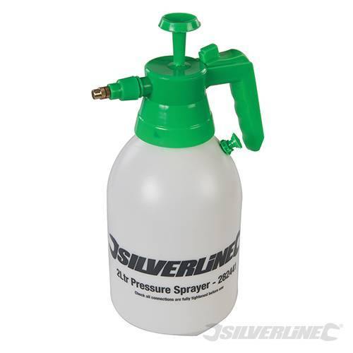 Nebulizzatore spray a pressione 2L Silverline struttura in vetro infrangibile Silverline