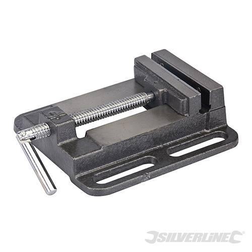 Morsa per trapano a colonna meccanica ghisa 100 mm prezzo Silverline Silverline