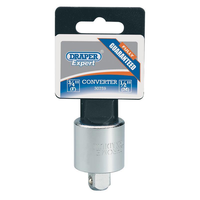Adattatore per chiave a bussola 1/2" in acciaio cromo Draper Draper tools