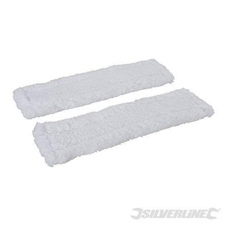 2 Panni in Microfibra Silverline per Vetri, Finestre, Specchi, Attrae Polvere Silverline