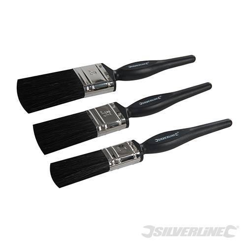 Set di 3 Pennelli Exquisite per Uso Professionale di 25-40-50mm Silverline Silverline