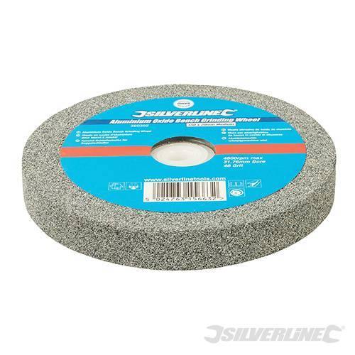 Mola per smerigliatrice da banco in ossido di alluminio 150 x 20mm Silverline