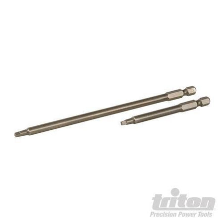 Set di punte per Trapano a codolo quadrato 76 mm e 152 mm, 2 pezzi Triton Triton