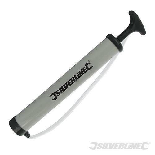 Pompa aria compressore manuale 300x34 mm con pistone Prezzo Offerta Silverline Silverline