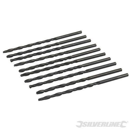 Sei di punte trapano Jobber HSS-R acciaio forgiato alta resistenza Silverline Silverline