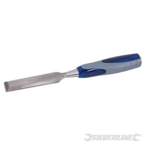 Scalpelli per legno in acciaio con manico rivestito antiscivolo Silverline Silverline