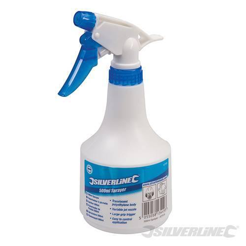 Nebulizzatore spray in plastica 500 ml Silverline ugello a getto variabile Silverline