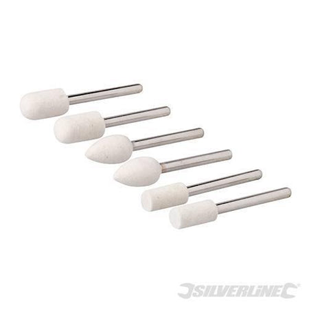 Feltrini di lucidatura per utensile multifunzione Silverline 6pezzi Silverline