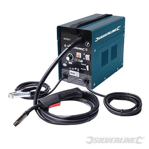 Saldatrice a filo continuo senza gas 60 - 120 A Turbo Mig Silverline Silverline