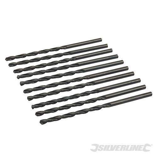 Sei di punte trapano Jobber HSS-R acciaio forgiato alta resistenza Silverline Silverline