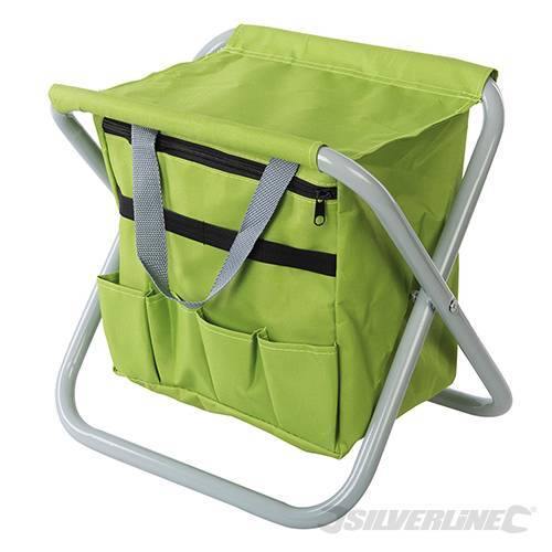 Sgabello da giardino portatile pieghevole sport caccia pesca Silverline Silverline