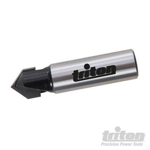 Fresa V 1/2" ideale per scanalatura e smussatura in carburo di tungsteno Triton Triton