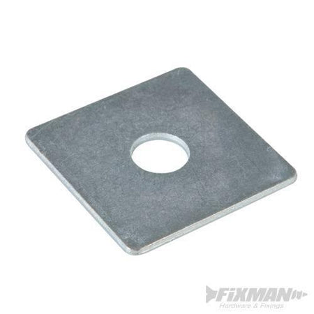Rondella a piastra quadrata zincata 50 mm x M12 Fixman 10 p.zi Fixman